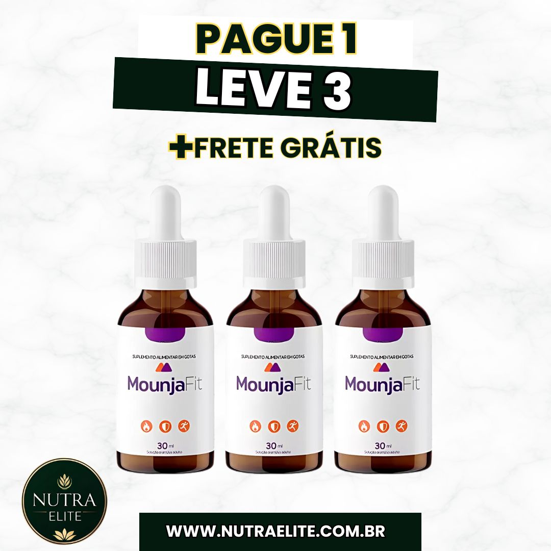 Mounja Fit – Emagreça com Saúde, Energia e Equilíbrio – Compre 1 Leve 3 + Frete Grátis